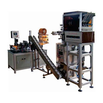 Lowest price with hight quality DXDC50 +HB180 Separate inner box and Envelope triangle tea bag packaging machine supplier
