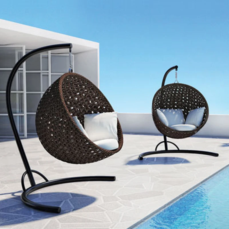 Hot sale hemisphere hanging garden swing chair