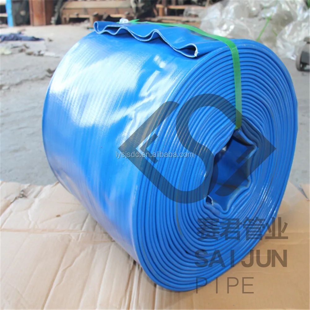 12 Inch 14 Inch Layflat PVC Hose In Stock From Linyi Saijun Pipe