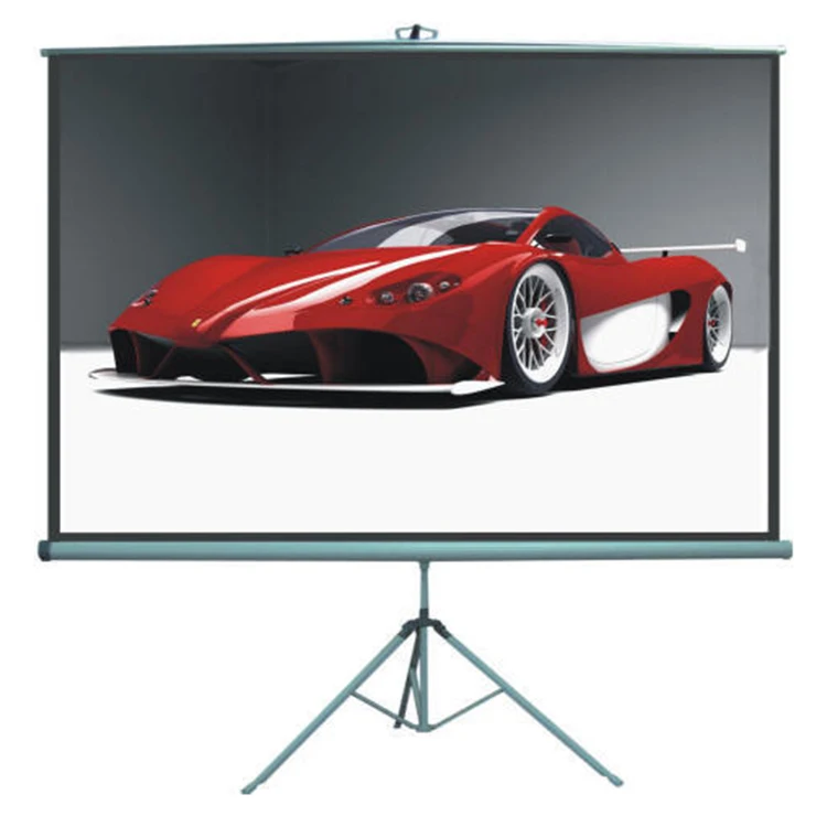 Matte White Портативный Компактный Штатив Проектор Экран напольный экран