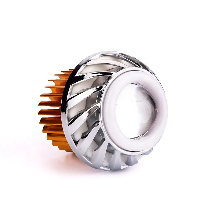 12 v Car lamp mini projector lens fog light lamp angel eyes front for car 10w led light for motorcycle headlight