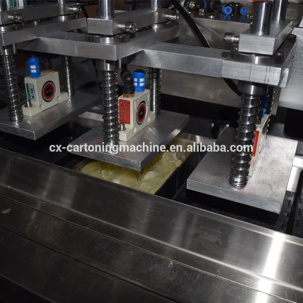 
Automatic Prawn Crackers Carton Boxing Machine with Vibrator Settling Device Replacement Manual Effort 