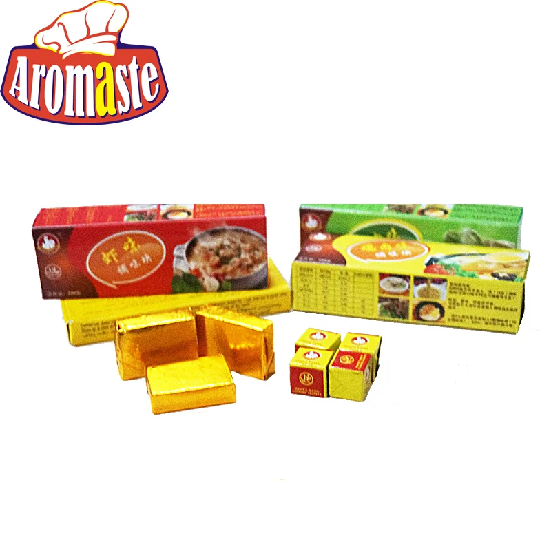 4g халяльный Овощной куб/кубик для приправ/кубик для супа/бульон/приправа