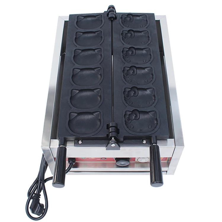 Hong Kong And Belgium New Style Cute Cartoon Hello Kitty /Mickey Mouse Waffle Maker Machine