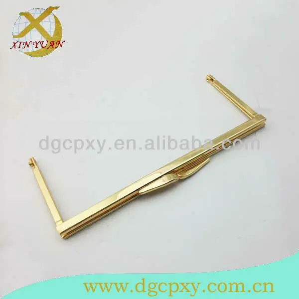 17.8*7.6cm Golden Bag Frame Closure Hardware for Handbags