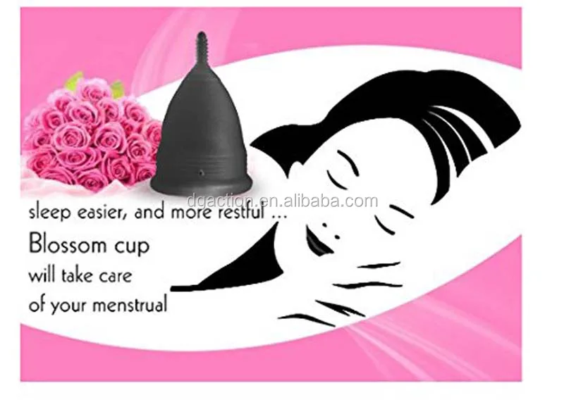 
Menstrual Cups Intimate Care 100% Medical Silicone Reusable Period Cups Feminine Hygiene Protection with Carry Storage Bag 