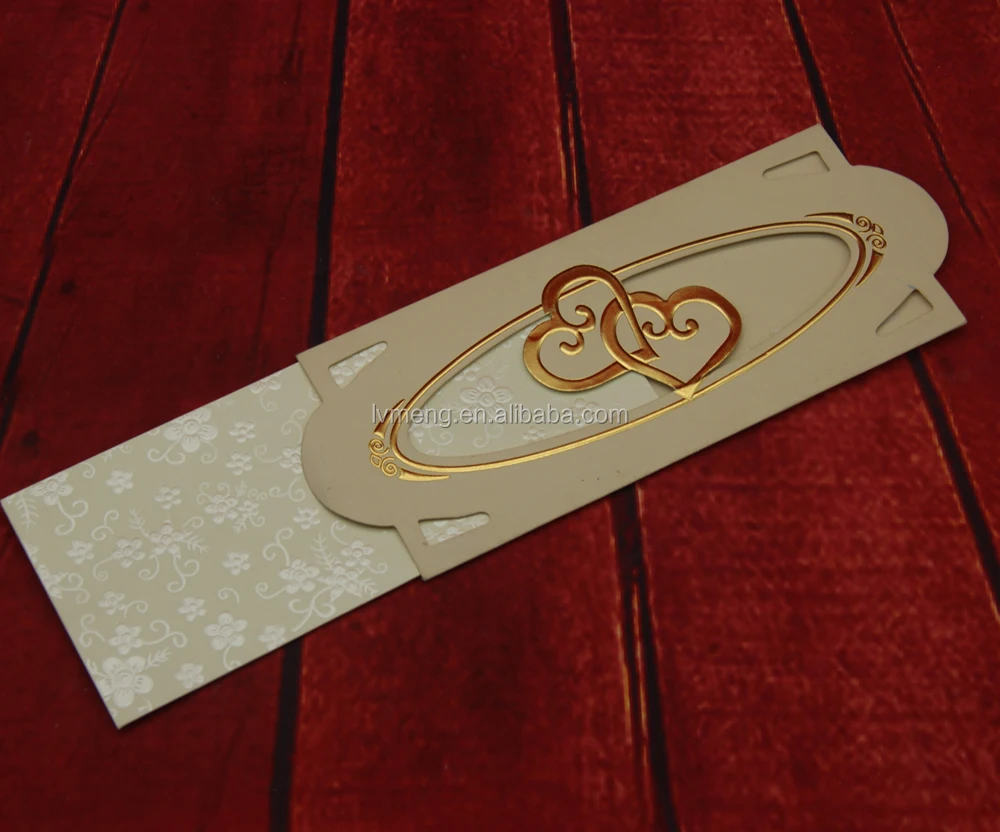 
elegant romantic wedding invitation card/ pocket style wedding invitation/ Africa wedding invitation card 