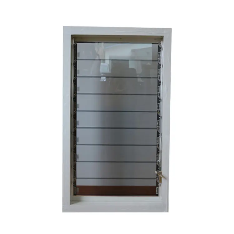 Remote control electric aluminum louver shutters aluminum shutters