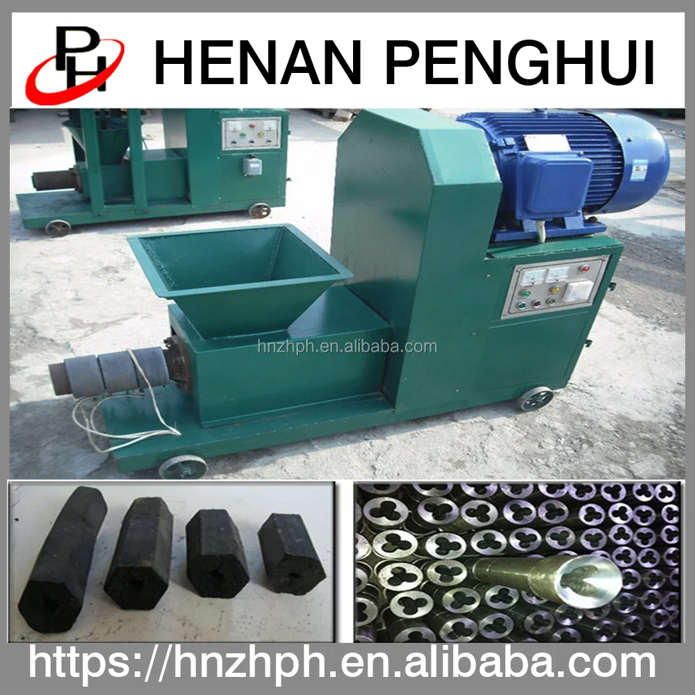 High Efficiency Corn Cob Straw Hay Sugarcane Bagasse Charcoal Powder Briquette Machine