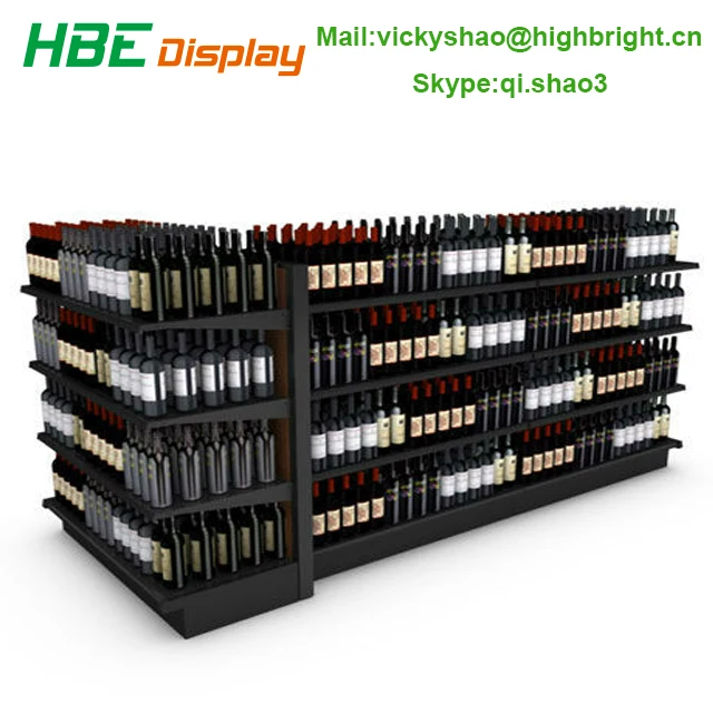 Wines & Spirits display wine rack cabinets holders