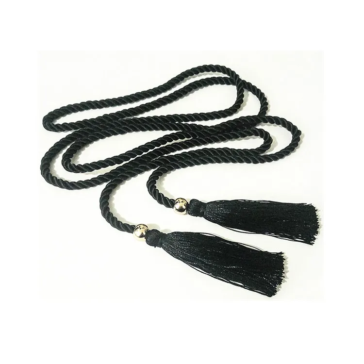 2018 Popular Cord Belts Fashion Rope Belts Tassels Belts