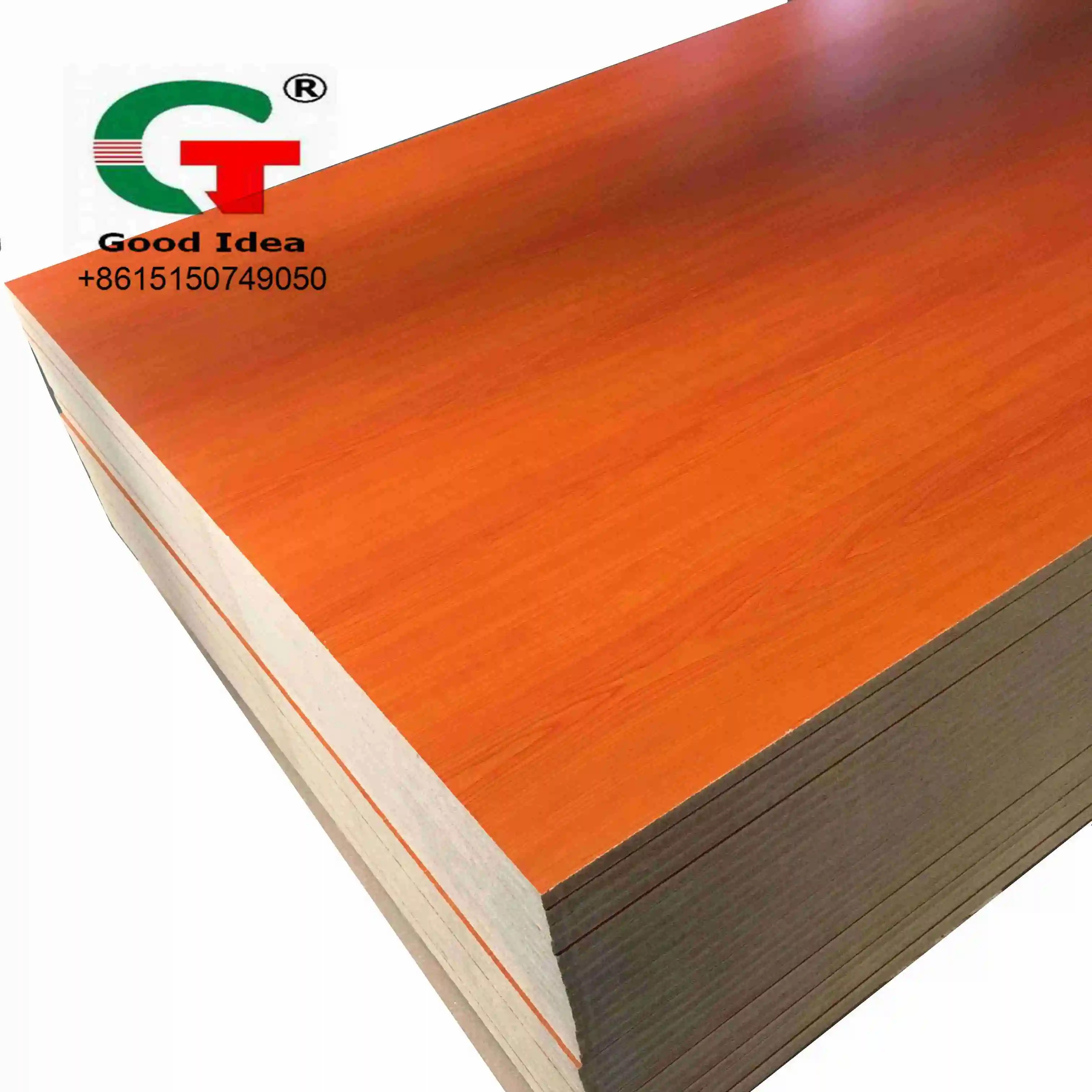 
2020 hot sale wood fiber 1220x2440mm high glossy melamine MDF 