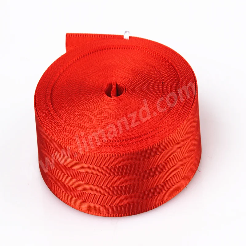Красная тесьма для автомобильного ремня безопасности безопасности/ремня