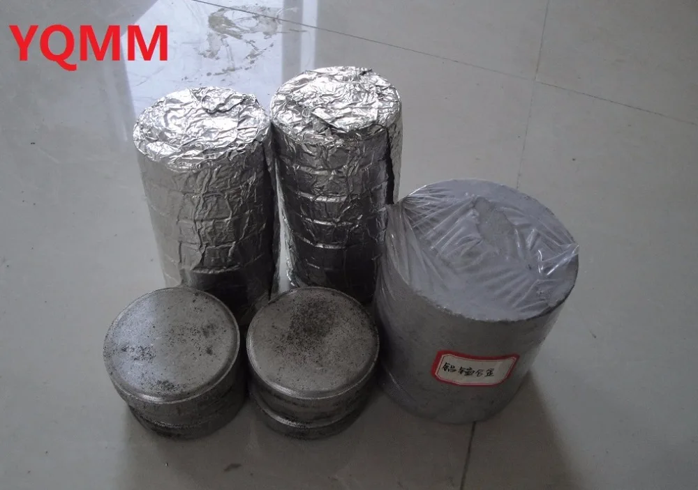 Aluminum Manganese alloy additive tablet Mn75 Mn80 Mn85 75Mn25Al 80Mn20Al
