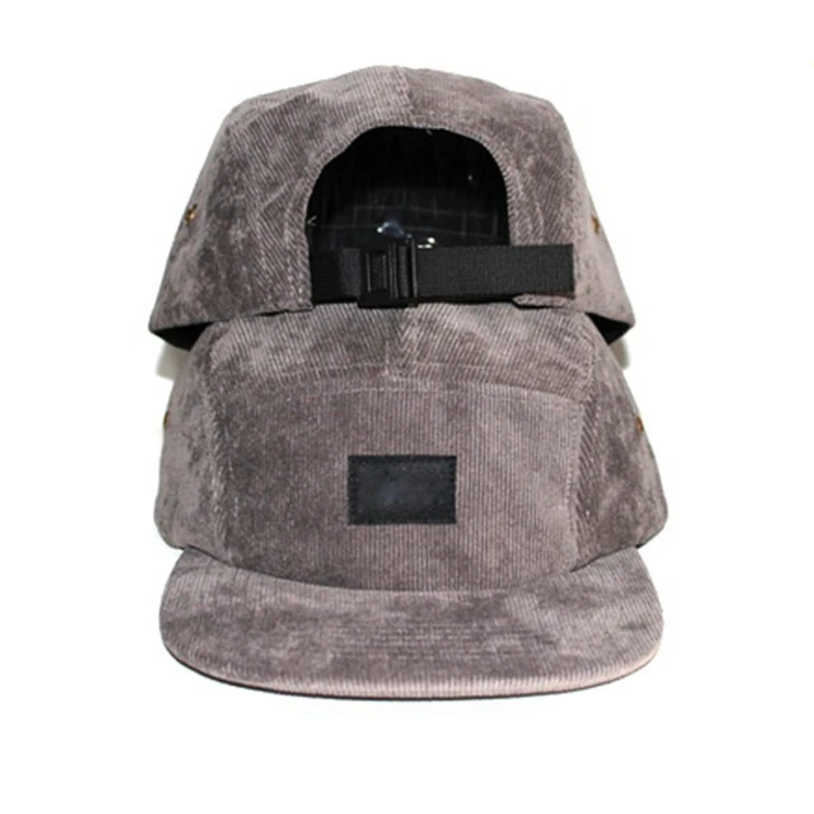 wholesale blank design corduroy hat cap 5 panel