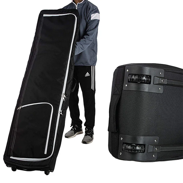 China Manufacture Custom Snowboard Bag Wheel Ski Bag With Wheels Large Capacity  Roller Ski Snowboard Bag Trolley Ski Backpack