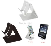 Universal Premium Aluminum Metal Mobile Phone Tablet Desk Holder Stand for iPhone 6 Samsung note 2 3 4 HTC celular carro Tablets