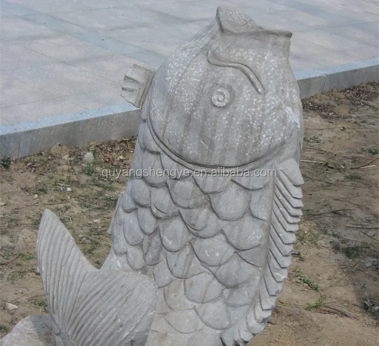 
pisces fish swimming carved decoration stone carving 