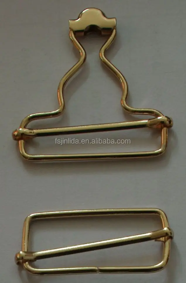 
high quality brass buckle /rack gold suspender buckle/bag buckle 