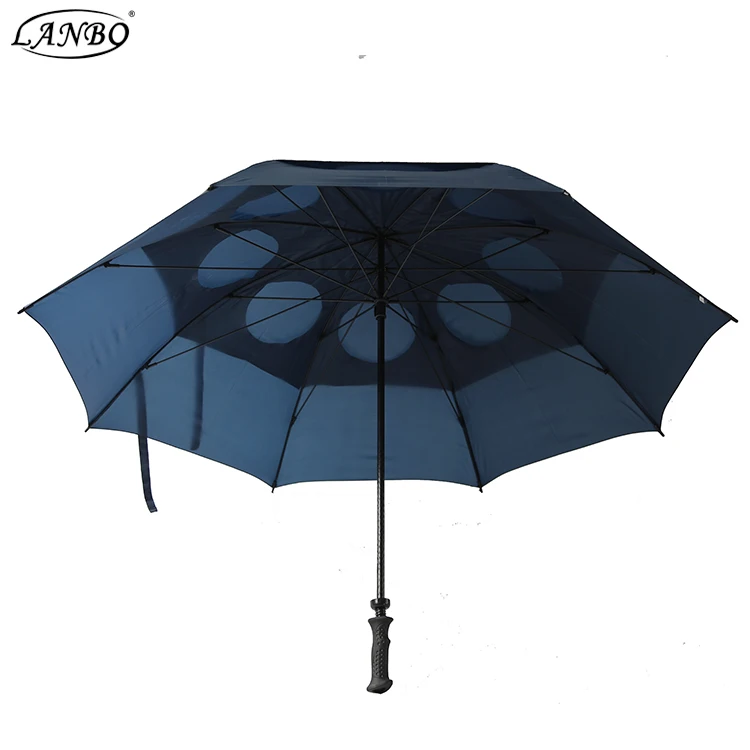 Oversize Double Layer Vented Windproof Waterproof Golf Umbrellas