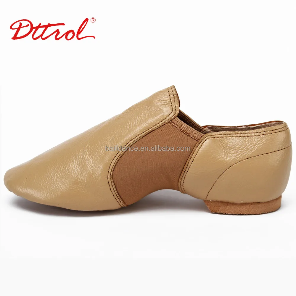 
D004716 Dttrol dance genuine leather black jazz shoes 