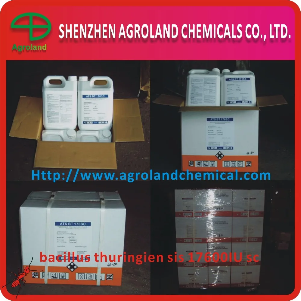 Agrochemical Bacillus thuringiensis 17600IU SC CAS 68038-71-1 INSECTICIDE