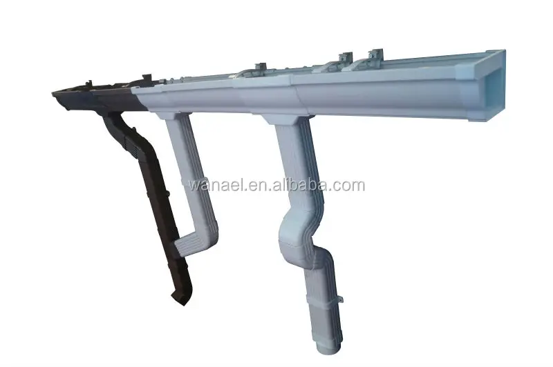 Other Plastic Rain Gutter K-type Pvc Gutter And Downpipe For Roof System