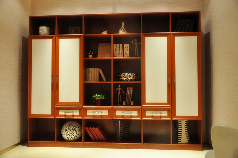 
Hot Sell Elegant Modern Bookcase/Bookshelf with Bureau 