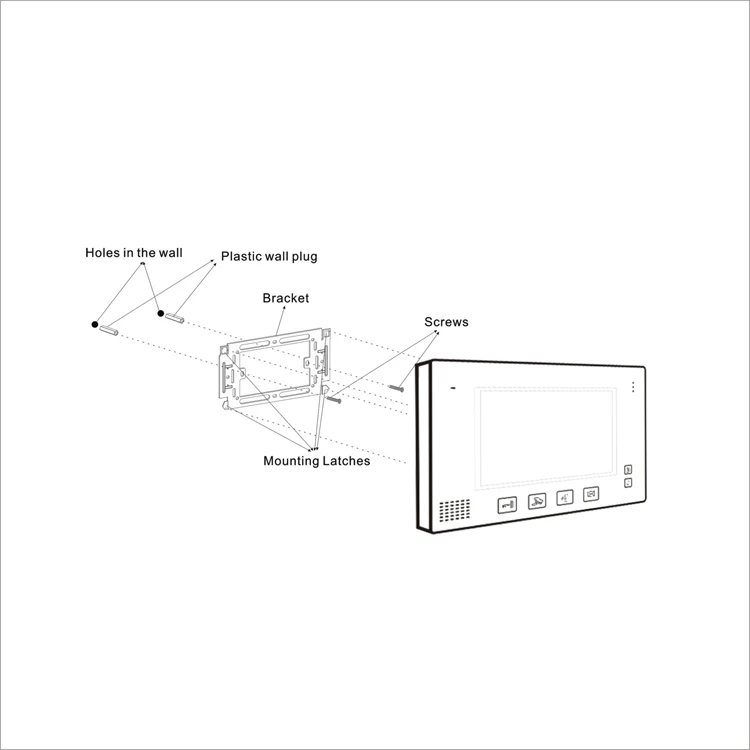 
Biometric fingerprint video intercom with direct call button 