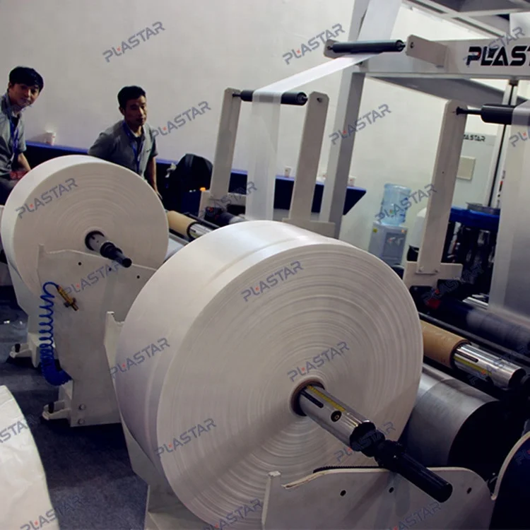 Double Head ABA Polyethylene Plastic Film Blowing Machine