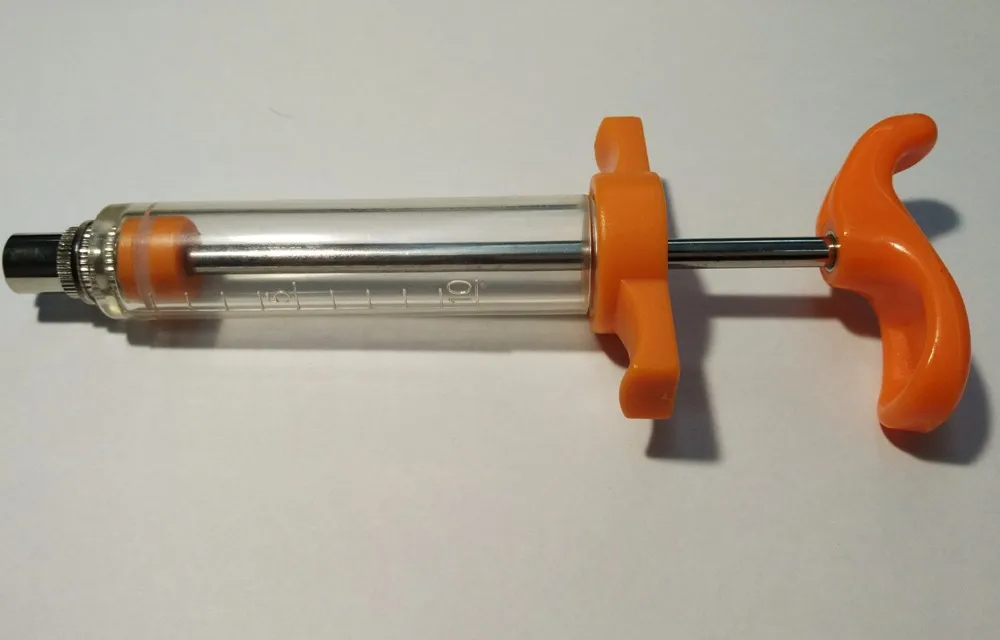 20ml tpx plastic steel animal injector syringe