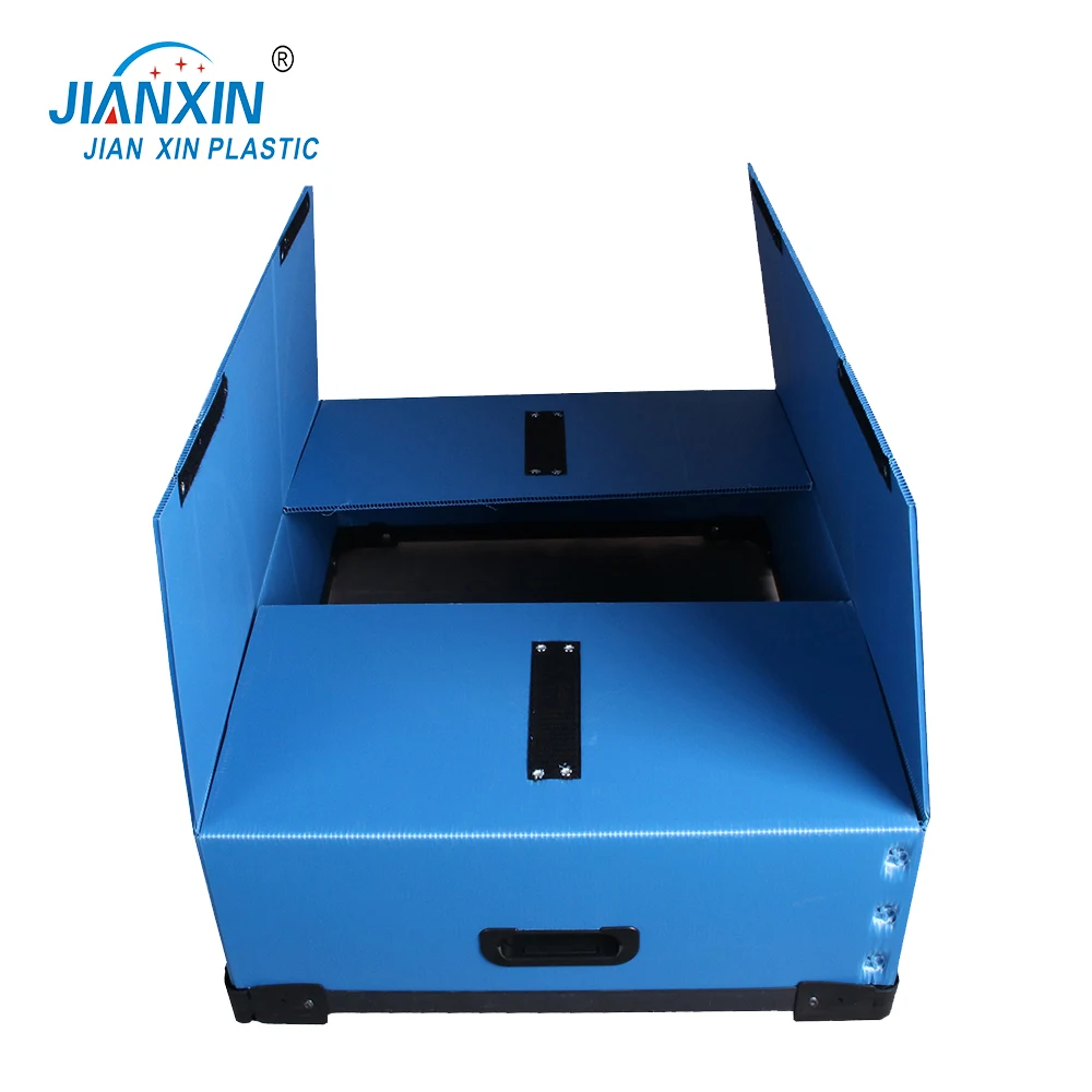 High Quality Folding Corrugated Plastic Reusable Box/Correx Box Supplier