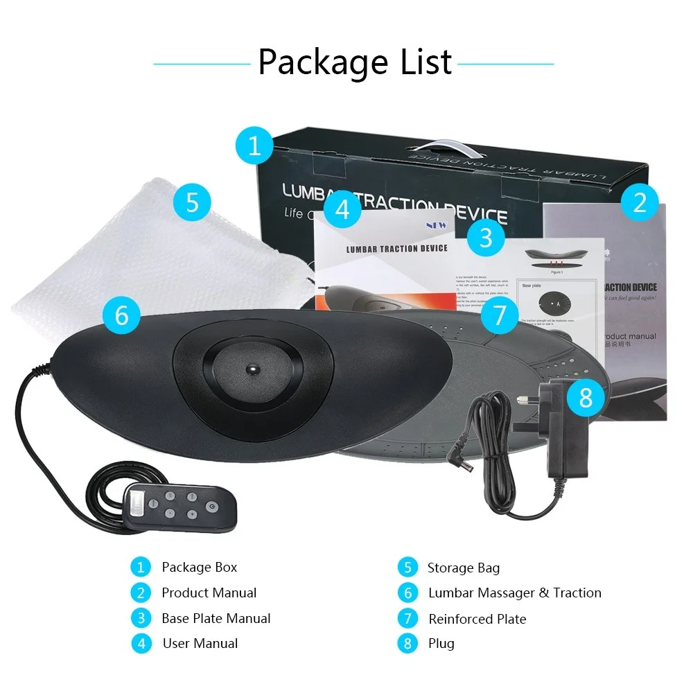 2020 New Percussion Mini Electric Lower Back Lumbar Back Massage Device