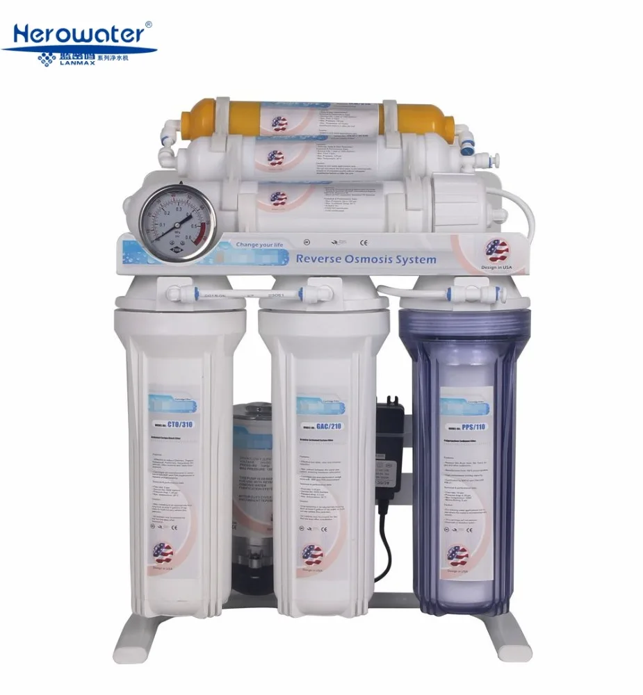 NEW and HOT 7 stages home reverse osmosis water purifier, water filter bracket