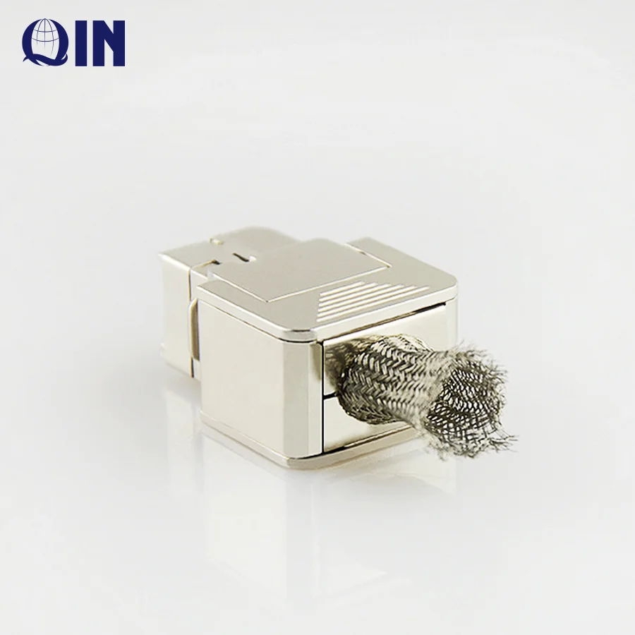High quality 3M CAT6A STP Keystone jack Zinc Alloy RJ45 8P8C CAT6A Toolless Keystone jack 3M STP IO Jack