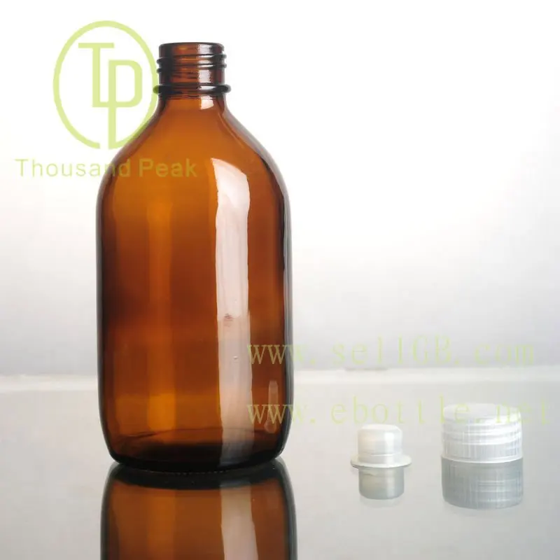TP-1-17 500ml Brown glass vials with plastic coverWithin the plug