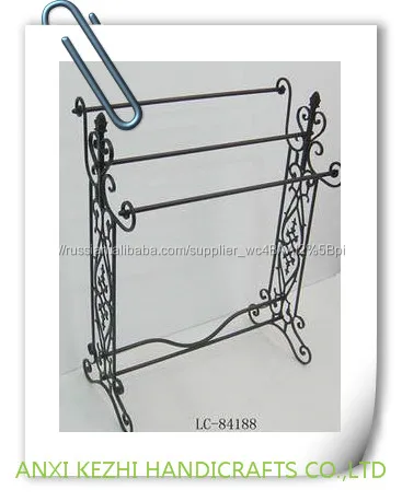 LC-84188 Металлический Пол в Ванной Комнате Стоял Вешалка Для Полотенец Вешалка Для Полотенец