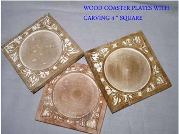 Wholesale High Quality Premium Wooden Coaster For Glass & Tea Cup