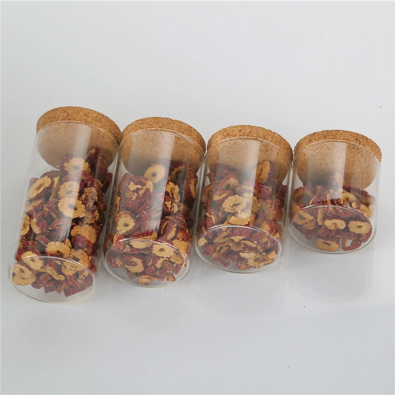 
Buy Single Item Glass Cosmetic Jars 4 Oz Glass Jar With Cork Lid Food Storage Glass Jar 