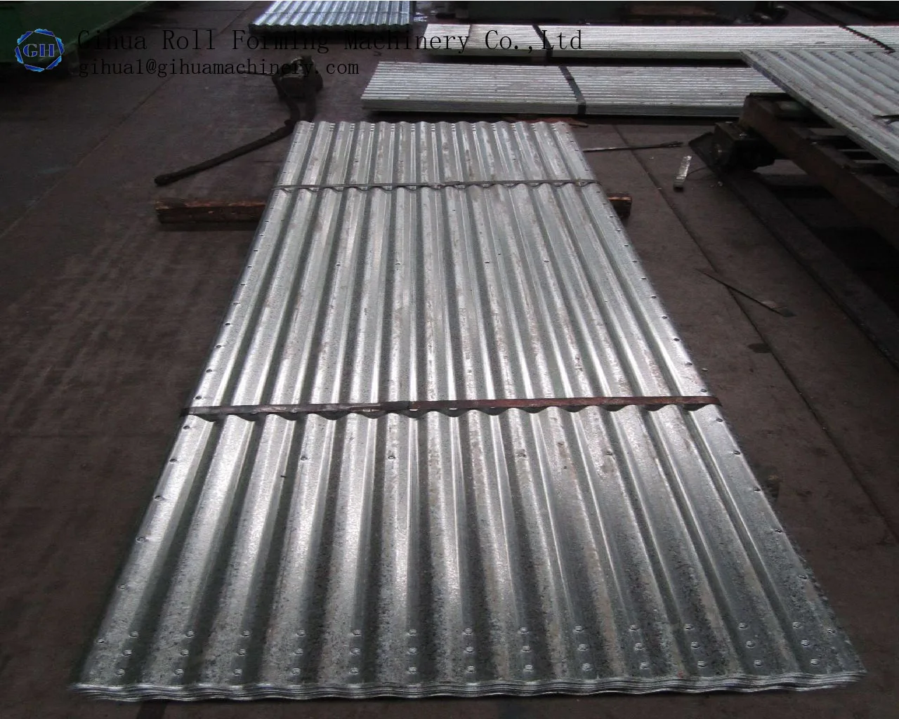 Culvert machine corrugated tanks steel sheet roll forming