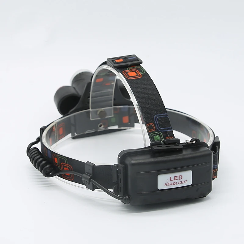 
Most powerful XML T6 + 2*lester led rechargeable zoom led head lamp 
