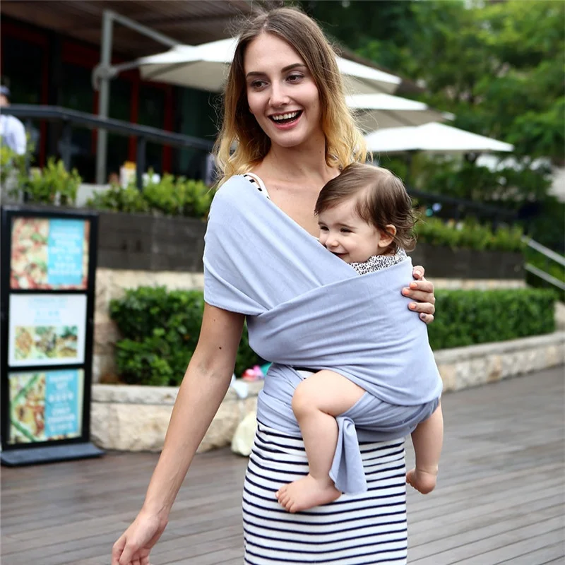 Professional ergonomic lightweight adjustable breathable baby sling wrap carrier