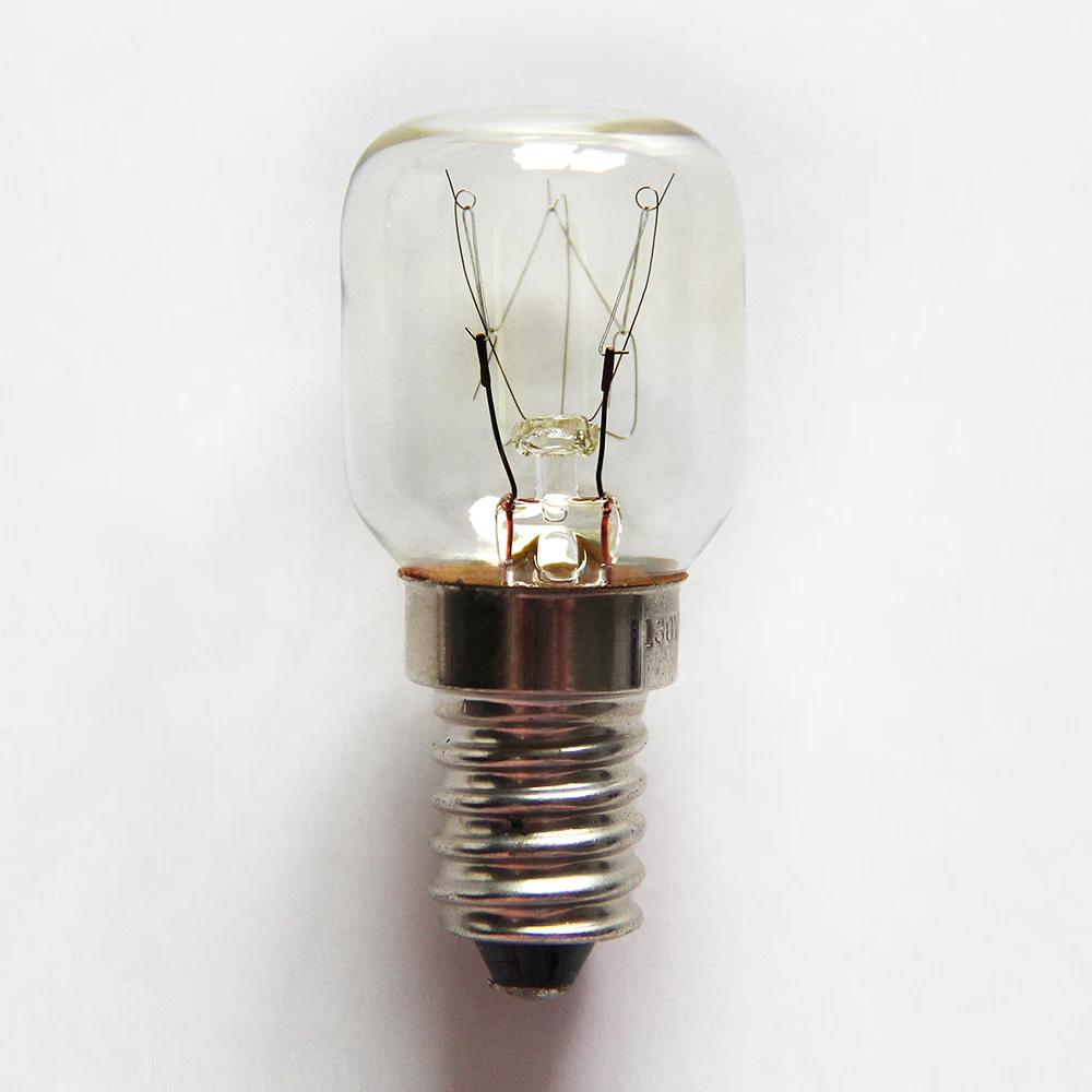 T22 15w Tubular shape single filament high temperature incandescent light bulbs oven bulb