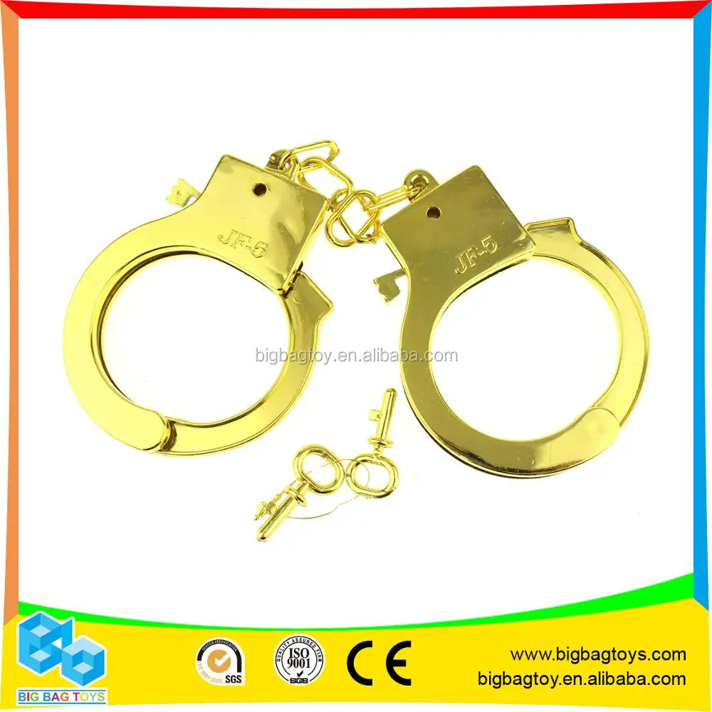high quality plastic wholesale cheap handcuffs police toys for kids