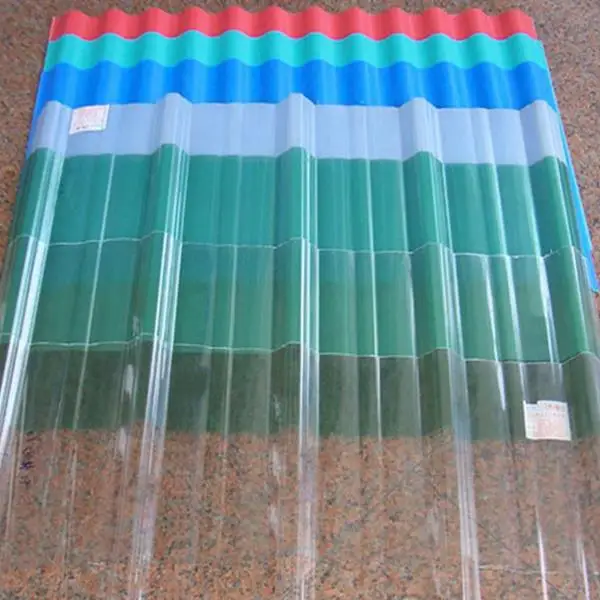 pc skylighting corrugated sheet lightweight transparent roofing materials