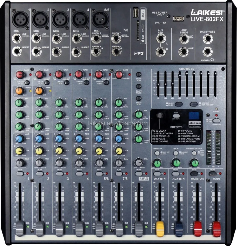 Dj микшер для USB-5V блок питания музыка dj микшер микшерный пульт