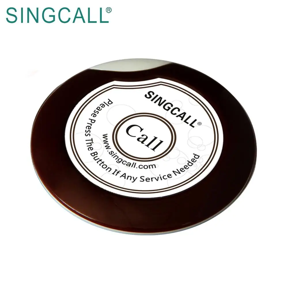 
SINGCALL easy operated equipment wireless calling system with waiter call button 