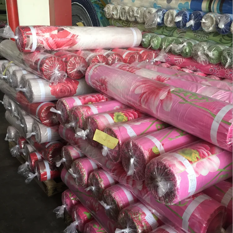 
Polyester microfiber disperse woven fabric printed bed sheet textile fabric for home textile 