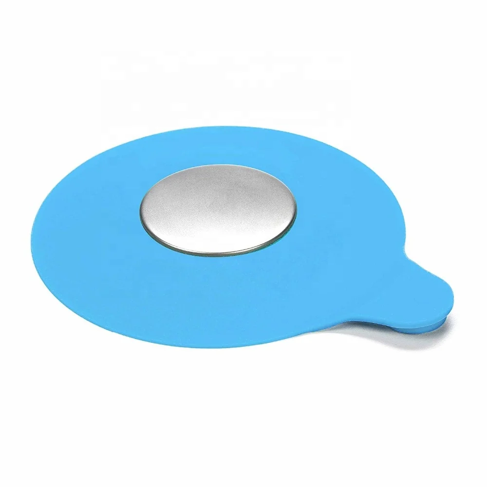 
Bathroom Deodorant Bath Plug, Bathtub Drain Cover, Silicone Drain Stopper Suction Floor Drain 