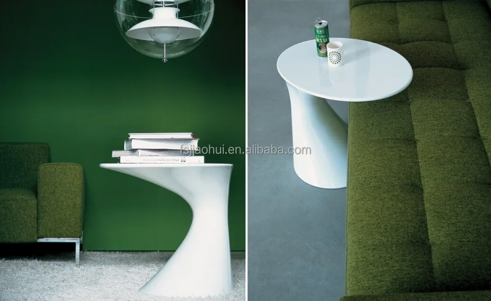 
movable bedroom furniture modern Zanotta Tod fiberglass bed side table 